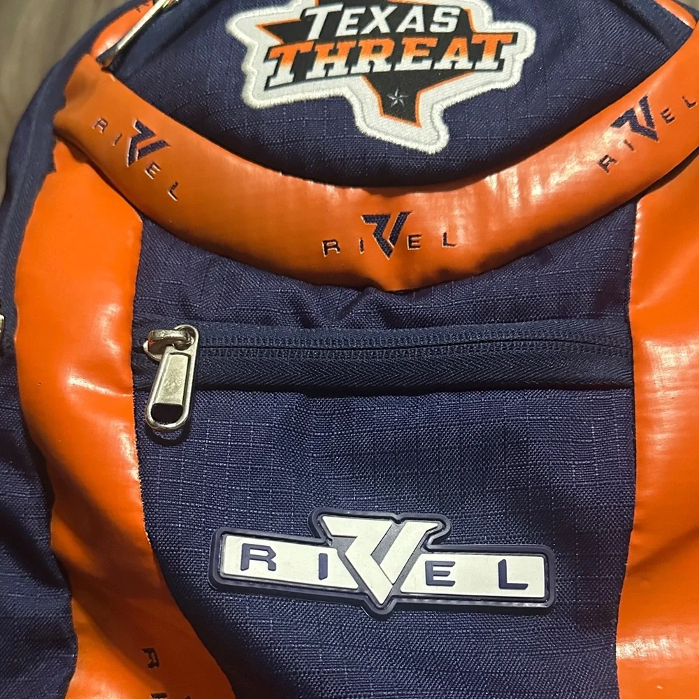 Texas Threat RIVEL large sports backpack, heavy-duty wear.